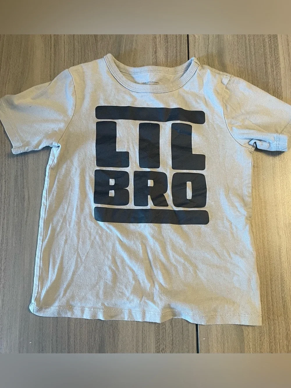 Children’s Place 4T Gray “LIL BRO” T-Shirt